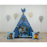 Детский вигвам Paw Patrol с матрасом и подушками Детский вигвам Paw Patrol с матрасом и подушками