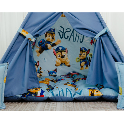 Детский вигвам Paw Patrol с матрасом и подушками Детский вигвам Paw Patrol с матрасом и подушками