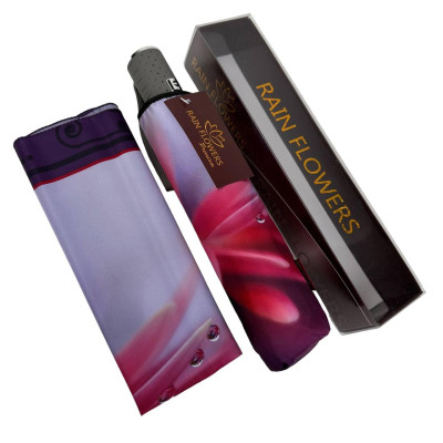 Парасолька жіноча Rain Flowers з хустинкою квіти (Z01030-4) Парасолька жіноча Rain Flowers з хустинкою квіти (Z01030-4)