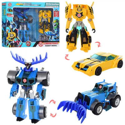 Набор трансформеров SAN JIN TOYS Бамблби и Тандерхуф  19см, 13см (RTSJ8807)
