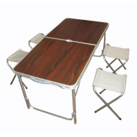 Раскладной стол для пикника Folding Table с 4 стульями (TO8812) Раскладной стол для пикника Folding Table с 4 стульями (TO8812)
