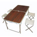 Раскладной стол для пикника Folding Table с 4 стульями (TO8812)