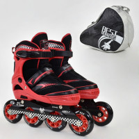 Ролики Best Rollers (39-42) колёса PU Red (al-6014) 