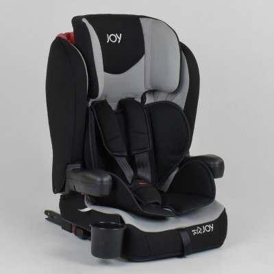 Автокресло  JOY c системой ISOFIX Черный с серым (al-38148)