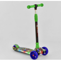 Самокат трехколесный Best Scooter со светом (al-55077 S) Самокат трехколесный Best Scooter со светом (al-55077 S)