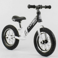 Велобег Corso Sport стальная рама 12" Черно-белый (al-10234) Велобег Corso Sport стальная рама 12" Черно-белый (al-10234)