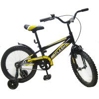 Велосипед  2-х колесный Tilly Flash 18" Yellow/Black (al-21845)