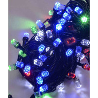 Светодиодная гирлянда Рубин 200LED двухцветная лампочка 13м (1282-54)
