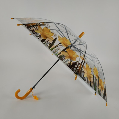 Зонт трость полуавтомат Feeling Rain прозрачный (Z211-1) Зонт трость полуавтомат Feeling Rain прозрачный (Z211-1)