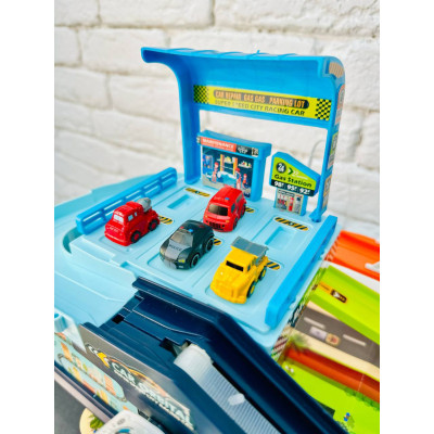 Игровой набор парковка трек с музыкальным рулем LD