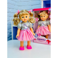 Лялька велика інтерактивна Limo Toy співає пісні, ходить 32см в яскравій сукні LD 