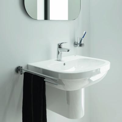 Змішувач для умивальника GROHE EUROSMART низький одноважільний врізний Хром Змішувач для умивальника GROHE EUROSMART низький одноважільний врізний Хром