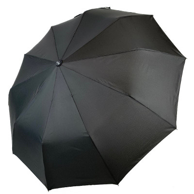 Мужской зонт полуавтомат Calm Rain черный (Z349-1)