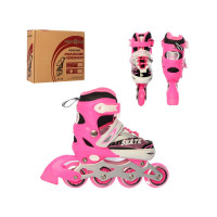 Детские раздвижные ролики Profi Roller (35-38) Pink (al-4123MP) Детские раздвижные ролики Profi Roller (35-38) Pink (al-4123MP)