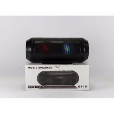 Портативная мобильная bluetooth MP3 колонка SPS Q610 BT Чёрная (46034) Портативная мобильная bluetooth MP3 колонка SPS Q610 BT Чёрная (46034)