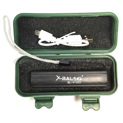 Ліхтар ручний кишеньковий X-Balog ліхтарик 200 Lumen USB (49812)