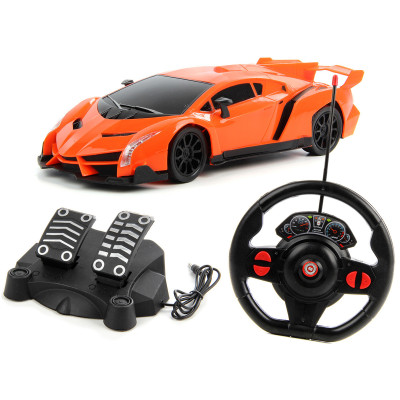 Машинка на радиоуправлении Lamborghini JiaxingYuan с педалями (RT8819-3A(Orange)) Машинка на радиоуправлении Lamborghini JiaxingYuan с педалями (RT8819-3A(Orange))