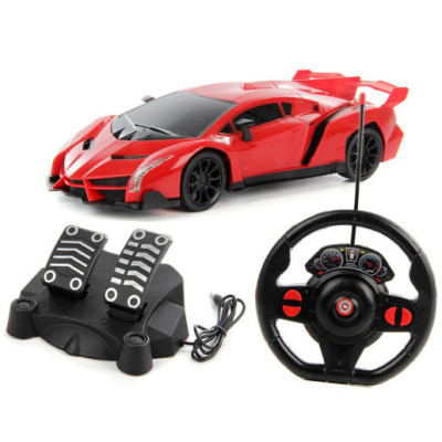 Машинка на радиоуправлении Lamborghini JiaxingYuan с педалями (RT8819-3A(Red)) Машинка на радиоуправлении Lamborghini JiaxingYuan с педалями (RT8819-3A(Red))