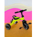 Детский трехколесный велосипед Turbo Trike со световыми эффектами лимонный LD