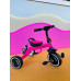 Детский трехколесный велосипед для девочки Turbo Trike со световыми эффектами розовый LD