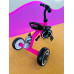 Детский трехколесный велосипед для девочки Turbo Trike со световыми эффектами розовый LD