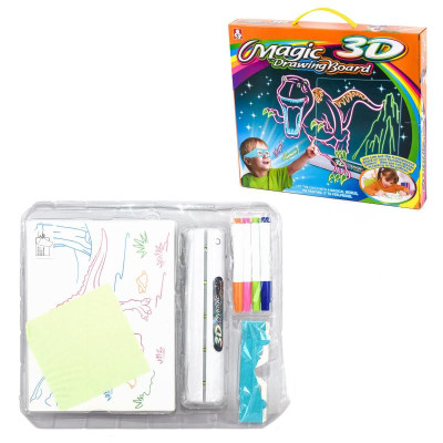 3D доска для рисования SUNROZ Magic Drawing Board Динозавры с 3D очками (TB FC3623) 3D доска для рисования SUNROZ Magic Drawing Board Динозавры с 3D очками (TB FC3623)