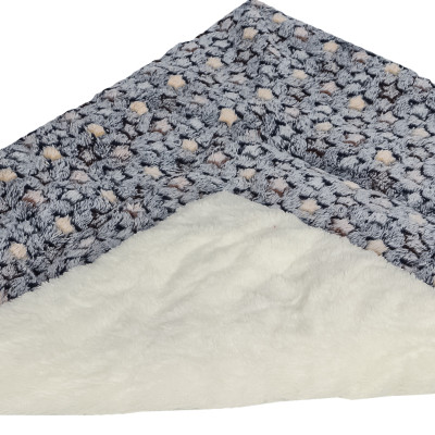Лежак для домашньої тварини для котів та собак Taotaopets 573301 Gray Stars S (50*35 см)