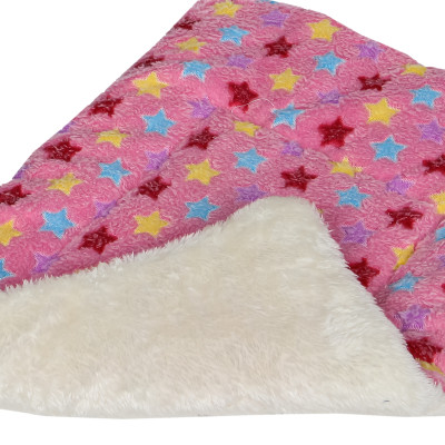 Лежак для домашньої тварини для котів та собак Taotaopets 573301 Pink Stars M (50*45 cm)