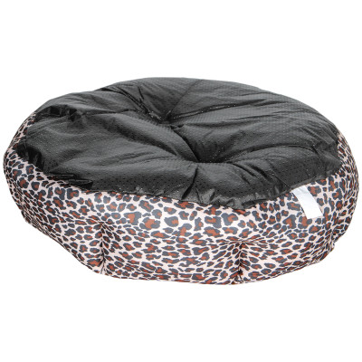 Лежак для котов собак круглый 50*18 см Leopard