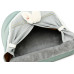 Лежак-домик для котов Hoopet HY-W2490 Green-Gray M