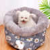 Лежак для кішок Taotaopets 542208 Gray Ромашки спальне місце 33*24 cm