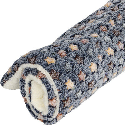 Лежак для домашньої тварини для котів та собак Taotaopets 573301 Gray Stars S (50*35 см)