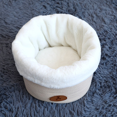 Лежак Hoopet 19X1303M 33*33*26 см Milk для котів собак домашніх тварин