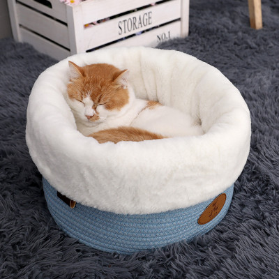 Лежак Hoopet 19X1303M 33*33*26 см Blue для котів собак домашніх тварин Лежак Hoopet 19X1303M 33*33*26 см Blue для котів собак домашніх тварин