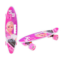Пенни борд для девочек Barbie Bambi 60*17 см с подсветкой Пенни борд для девочек Barbie Bambi 60*17 см с подсветкой