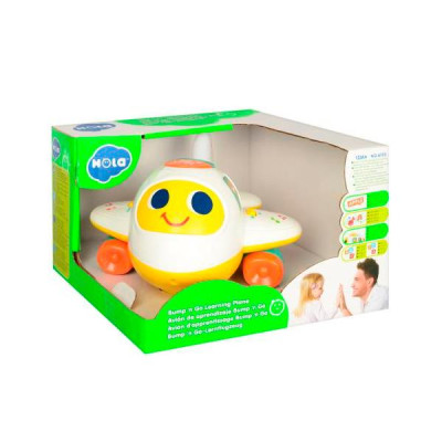 Музыкальная развивающая игрушка Hola Toys Самолетик (6103)