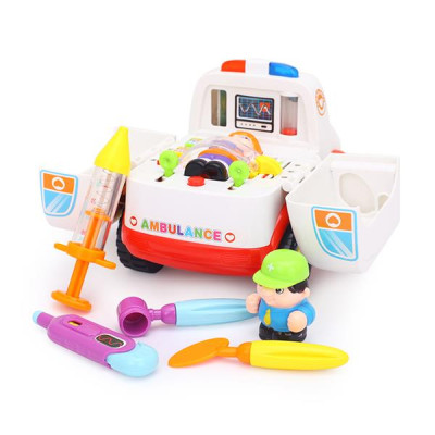 Музыкальная машинка Hola Toys Скорая помощь с инструментами (836) Музыкальная машинка Hola Toys Скорая помощь с инструментами (836)