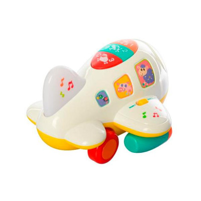Музыкальная развивающая игрушка Hola Toys Самолетик (6103)