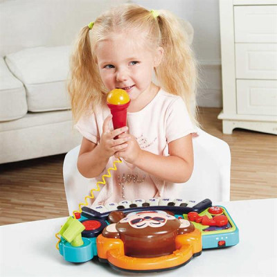Музыкальная игрушка Hola Toys Пианино-обезьянка с микрофоном (3137) Музыкальная игрушка Hola Toys Пианино-обезьянка с микрофоном (3137)