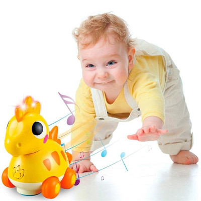Музыкальная игрушка Hola Toys Стегозавр (6110D)