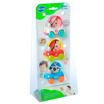 Набор игрушечных машинок Hola Toys Специальный транспорт, 3 шт. (3129B) Набор игрушечных машинок Hola Toys Специальный транспорт, 3 шт. (3129B)
