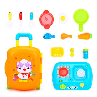 Игровой набор Чемоданчик повара Hola Toys со звуковыми еффектами (AF3108) Игровой набор Чемоданчик повара Hola Toys со звуковыми еффектами (AF3108)