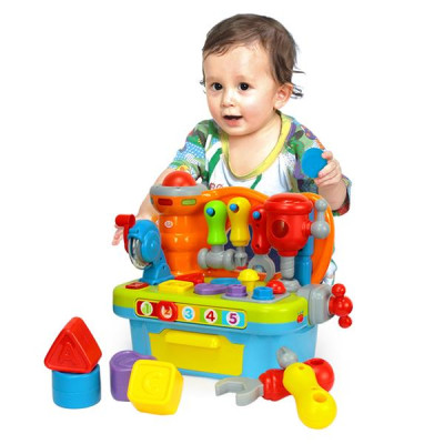 Музыкальный игровой набор Hola Toys Столик с инструментами (907) Музыкальный игровой набор Hola Toys Столик с инструментами (907)