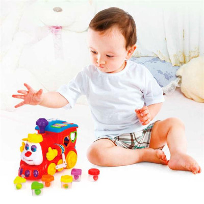 Музыкальная игрушка Hola Toys Паровозик-сортер (556) Музыкальная игрушка Hola Toys Паровозик-сортер (556)