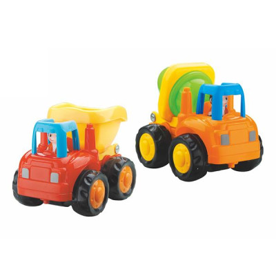 Набор игрушечных машинок Hola Toys Самосвал и бетономешалка, 6 шт. (326CD-6) Набор игрушечных машинок Hola Toys Самосвал и бетономешалка, 6 шт. (326CD-6)