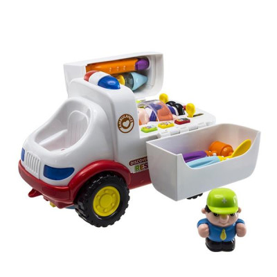 Музыкальная машинка Hola Toys Скорая помощь с инструментами (836) Музыкальная машинка Hola Toys Скорая помощь с инструментами (836)