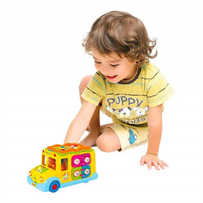 Музыкальная развивающая игрушка Hola Toys Школьный автобус (796) Музыкальная развивающая игрушка Hola Toys Школьный автобус (796)