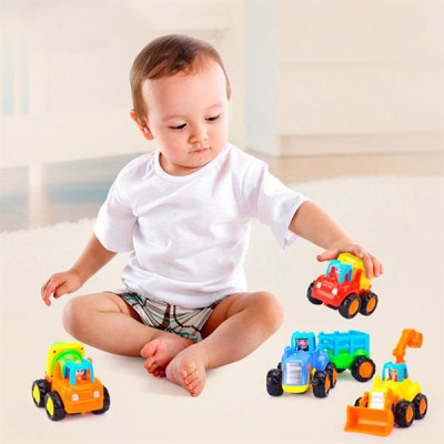 Набор игрушечных машинок Hola Toys Фермерская техника, 4 шт. (326) Набор игрушечных машинок Hola Toys Фермерская техника, 4 шт. (326)