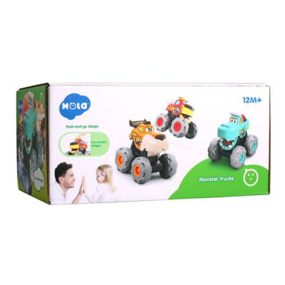 Набор игрушечных машинок Hola Toys Монстр-траки 3 шт. (A3151) Набор игрушечных машинок Hola Toys Монстр-траки 3 шт. (A3151)
