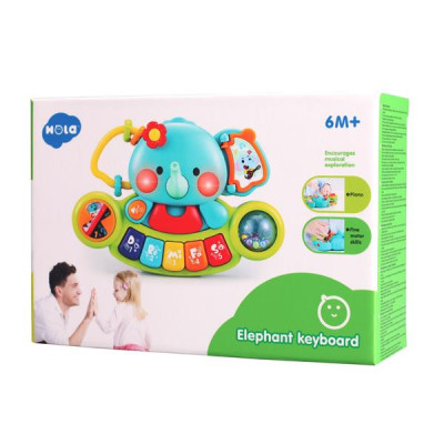 Музыкальная игрушка Hola Toys Пианино-слоник (A3135) Музыкальная игрушка Hola Toys Пианино-слоник (A3135)